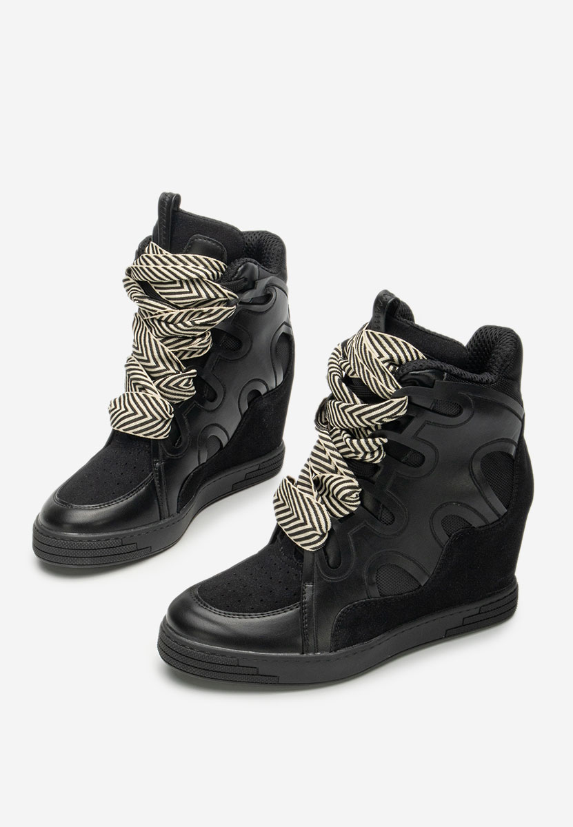 Sneakers con zeppa Jessy nero