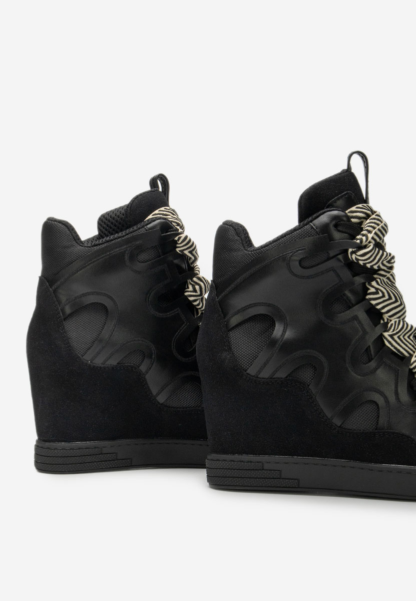 Sneakers con zeppa Jessy nero