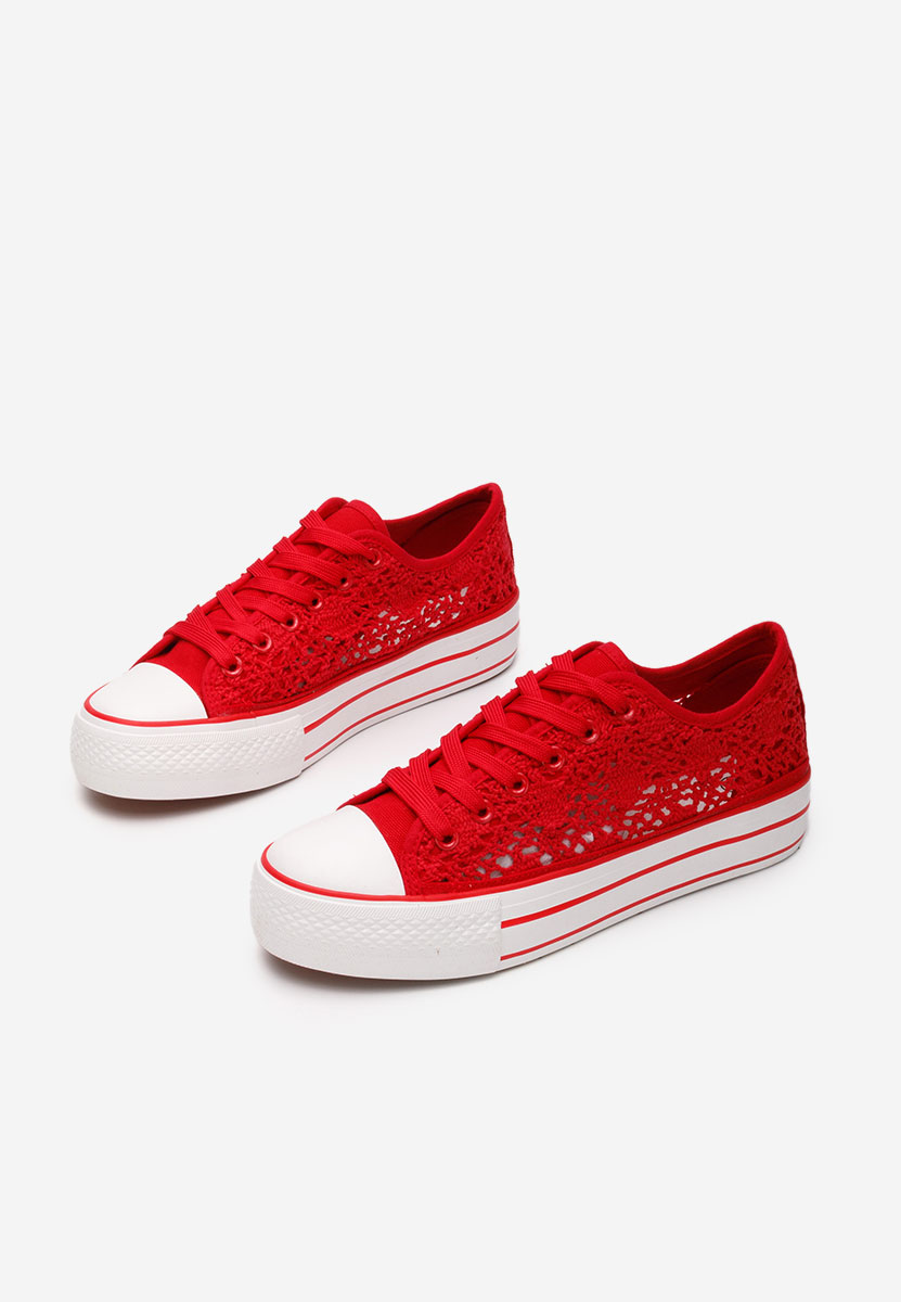 Scarpe da ginnastica casual Floreina rosso