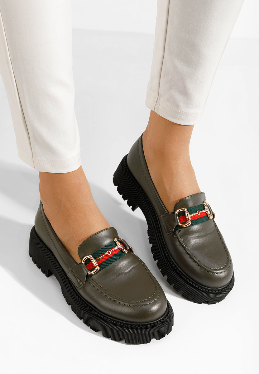 Mocassini con plateau Hindira V2 cachi