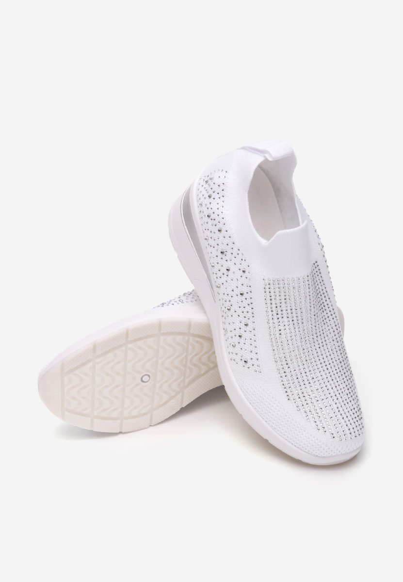 Scarpe da ginnastica da donna Slip-on Amelie bianchi