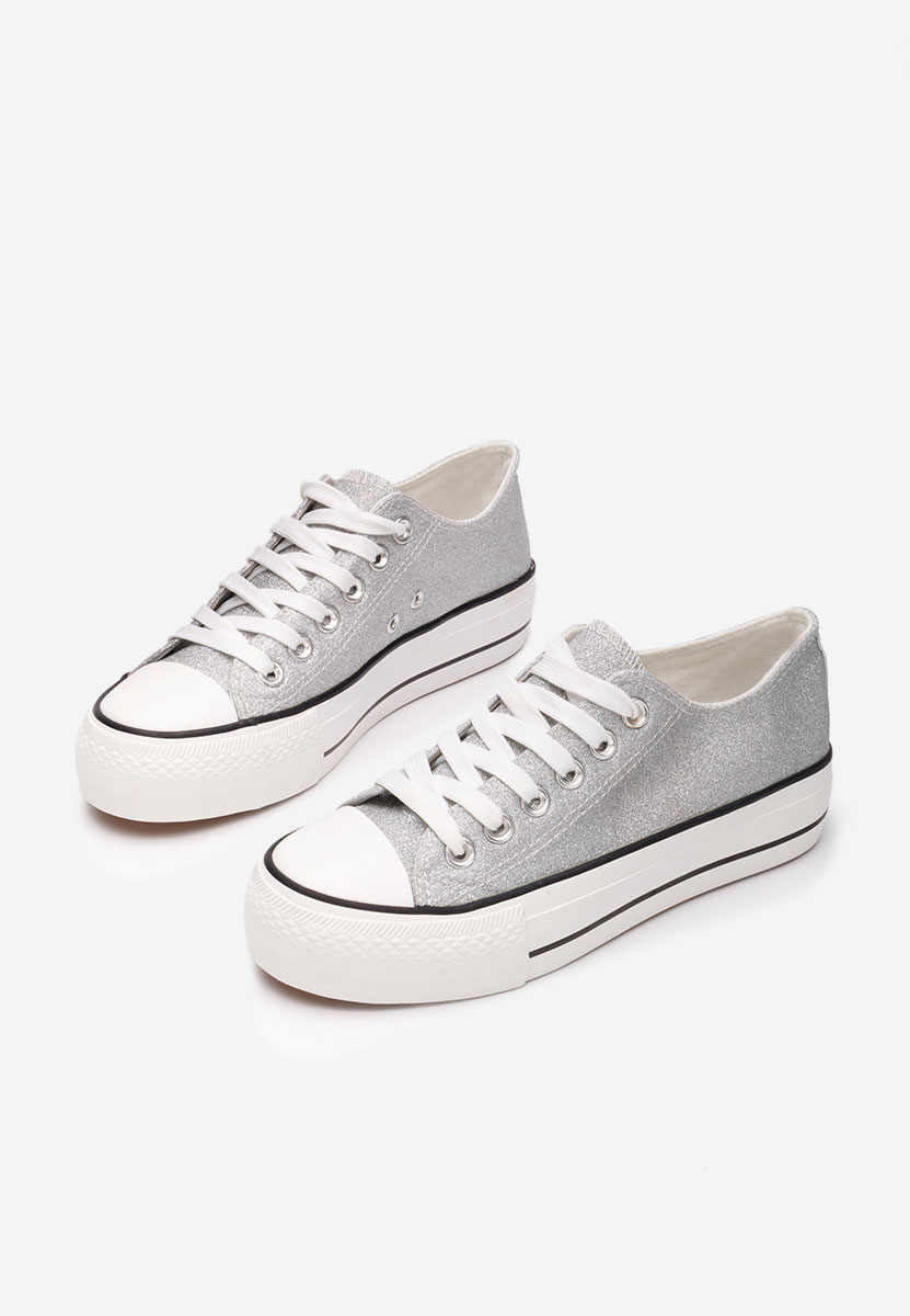 Scarpe da ginnastica donna Casuallia argento