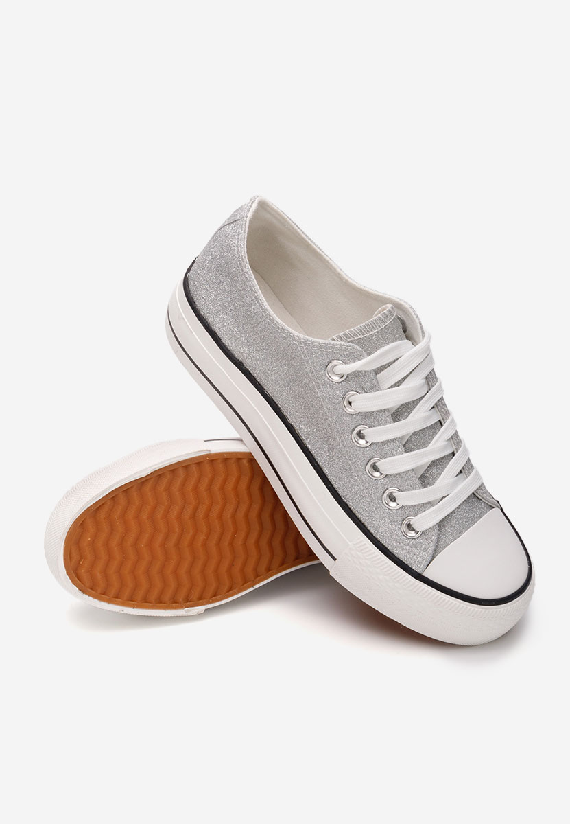 Scarpe da ginnastica donna Casuallia argento