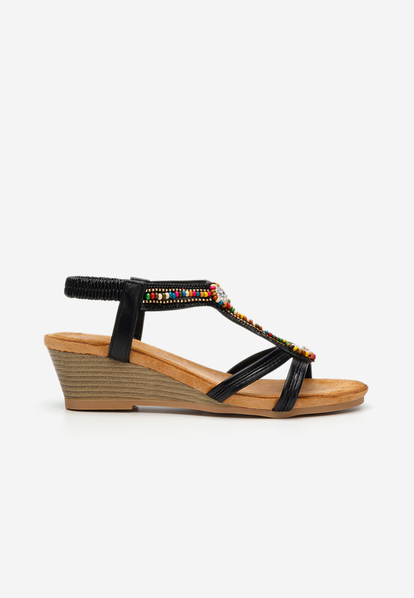 Sandali gioiello Elliesia nero