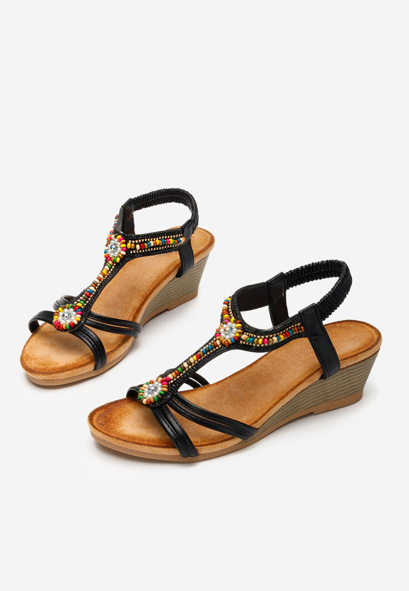 Sandali gioiello Elliesia nero