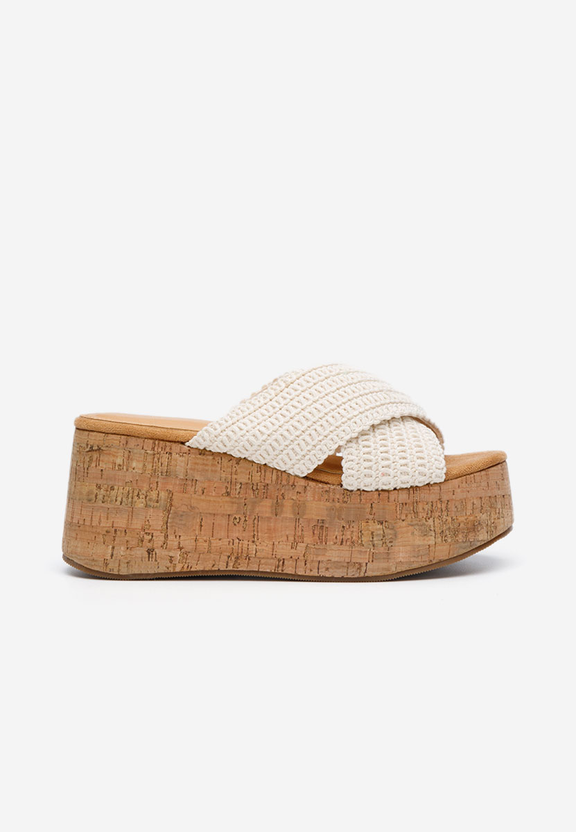Ciabatte platform Sousie beige