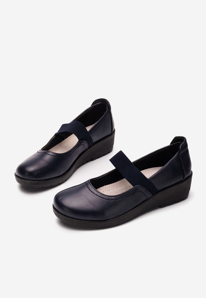 Ballerine con cinturino Gracela blu marine
