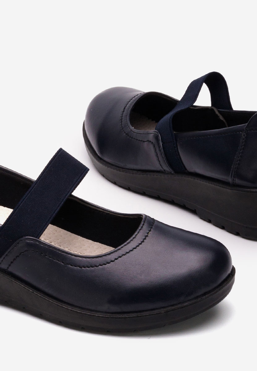 Ballerine con cinturino Gracela blu marine