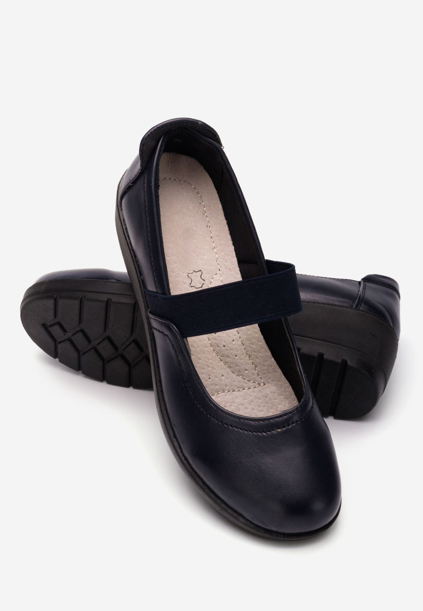 Ballerine con cinturino Gracela blu marine
