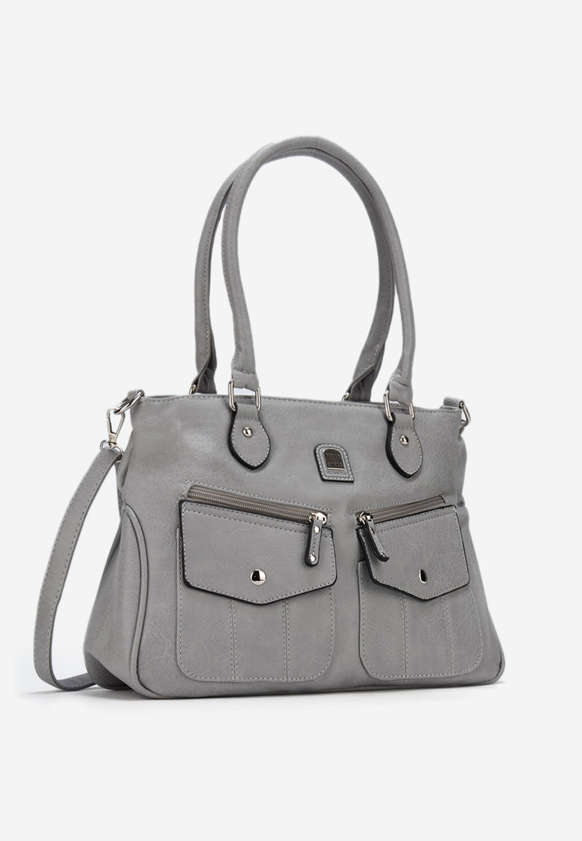 Borsa a mano Yuka grigio