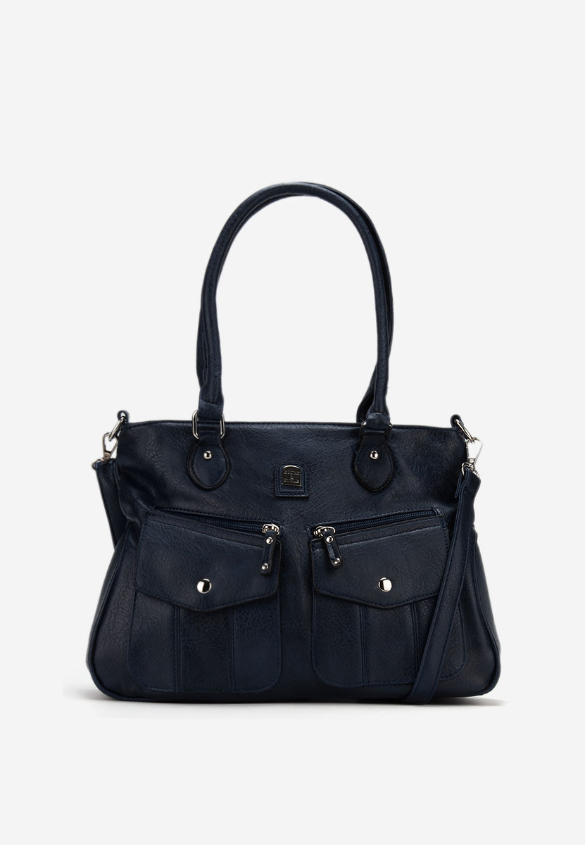 Borsa a mano Yuka blu marine
