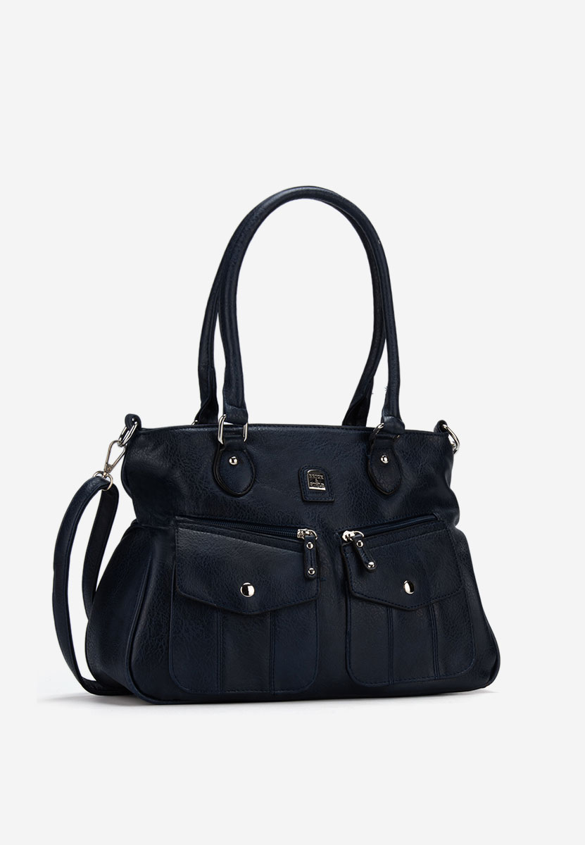Borsa a mano Yuka blu marine