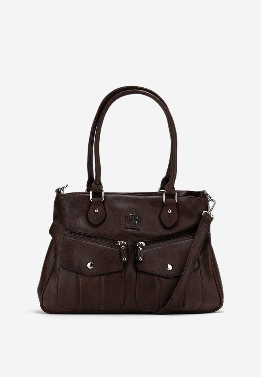 Borsa a mano Yuka marrone