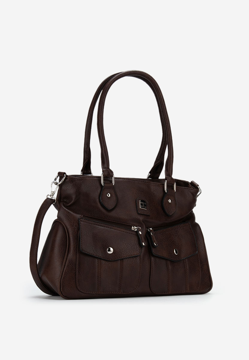 Borsa a mano Yuka marrone