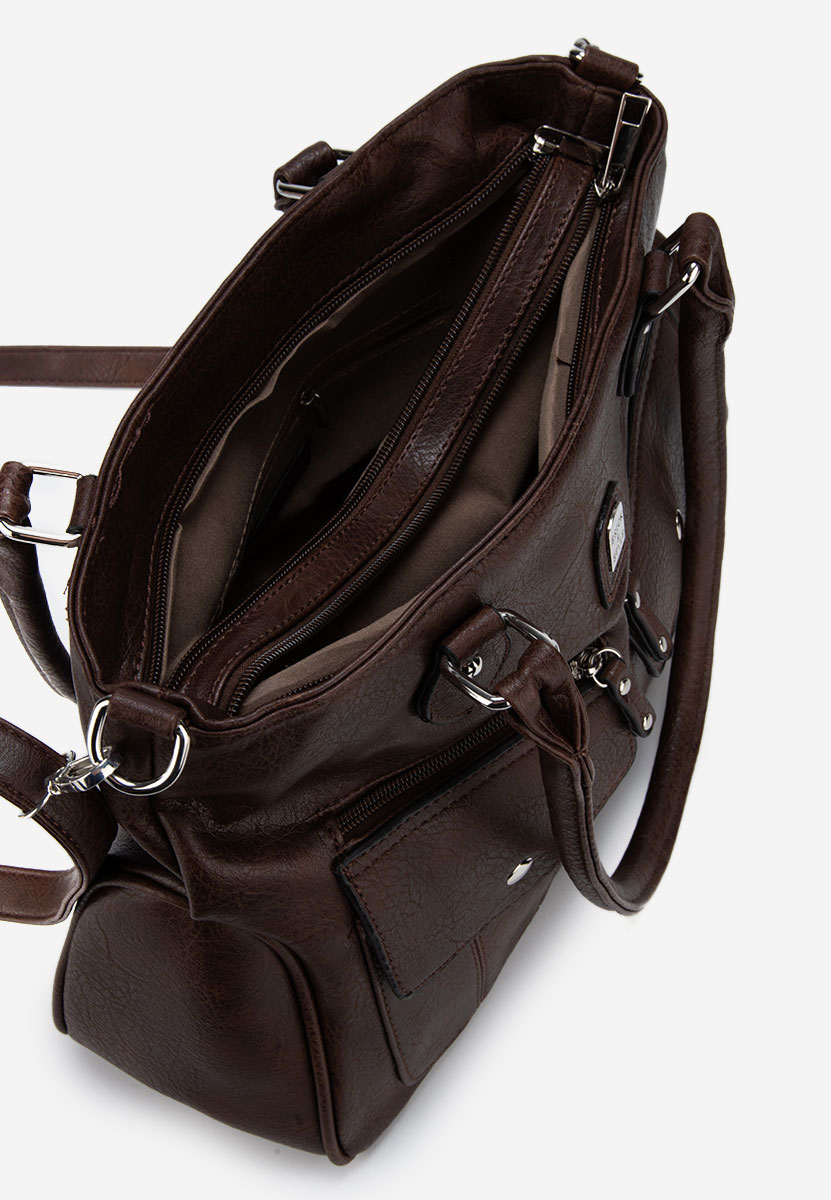 Borsa a mano Yuka marrone