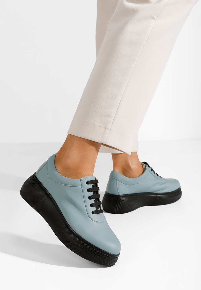 Scarpe con plateau Dalisa azzurro