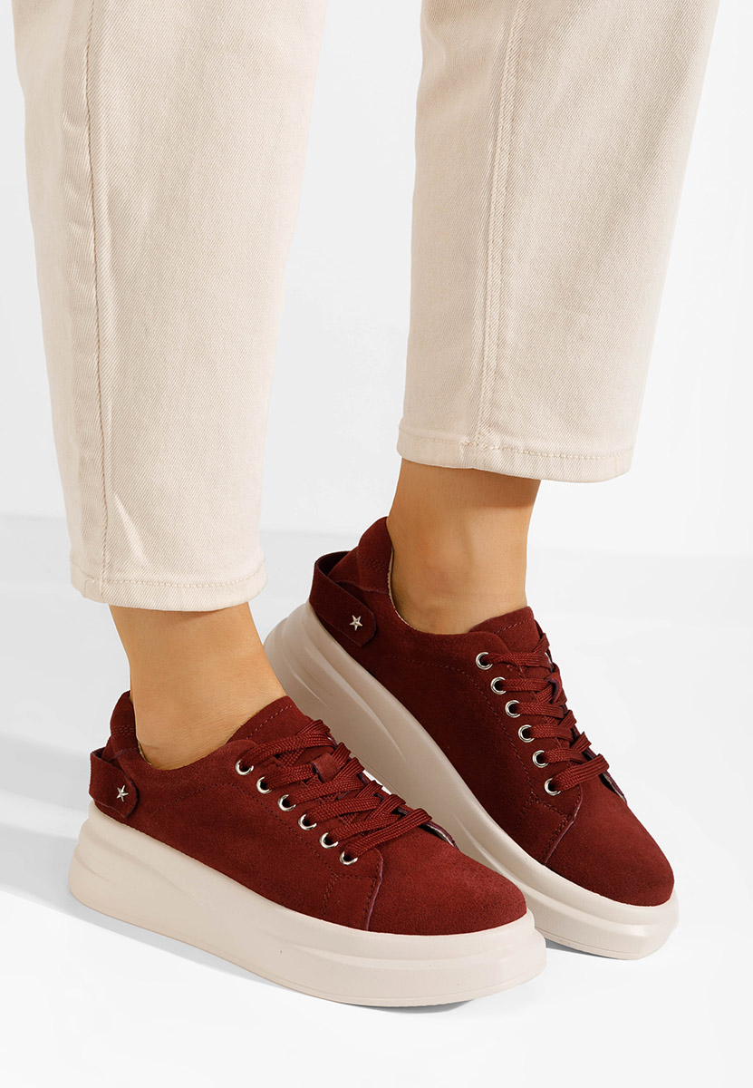 Sneakers donna Valonia rosso
