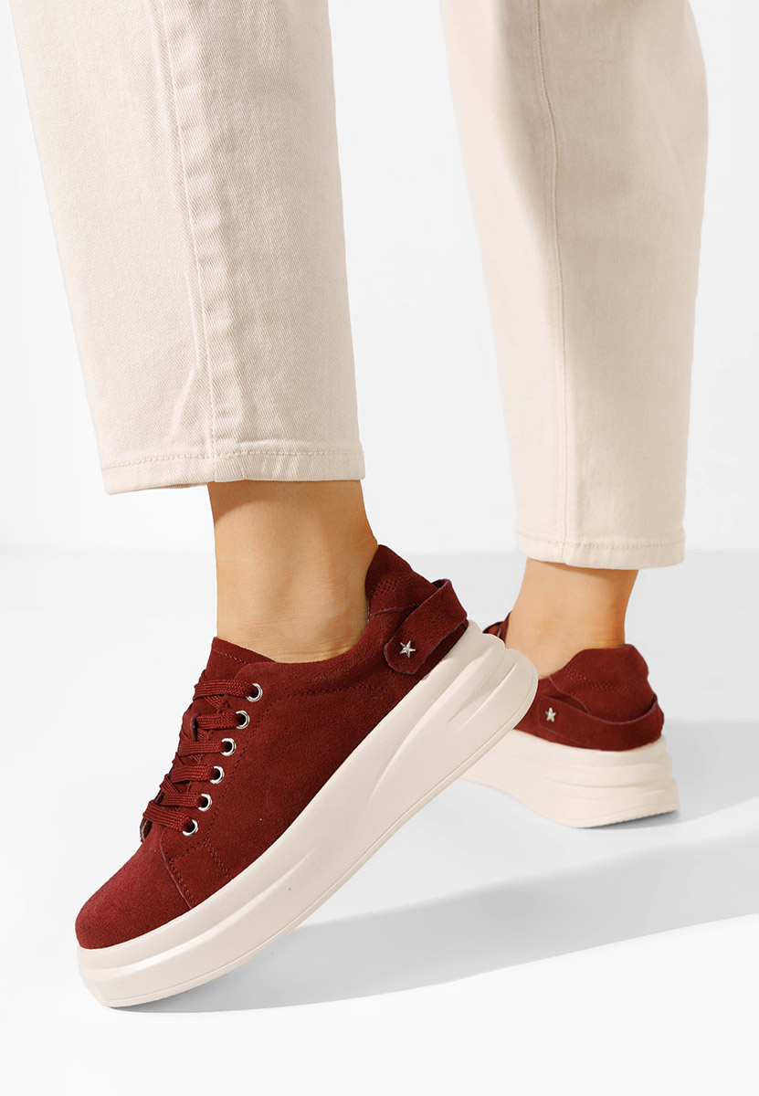 Sneakers donna Valonia rosso