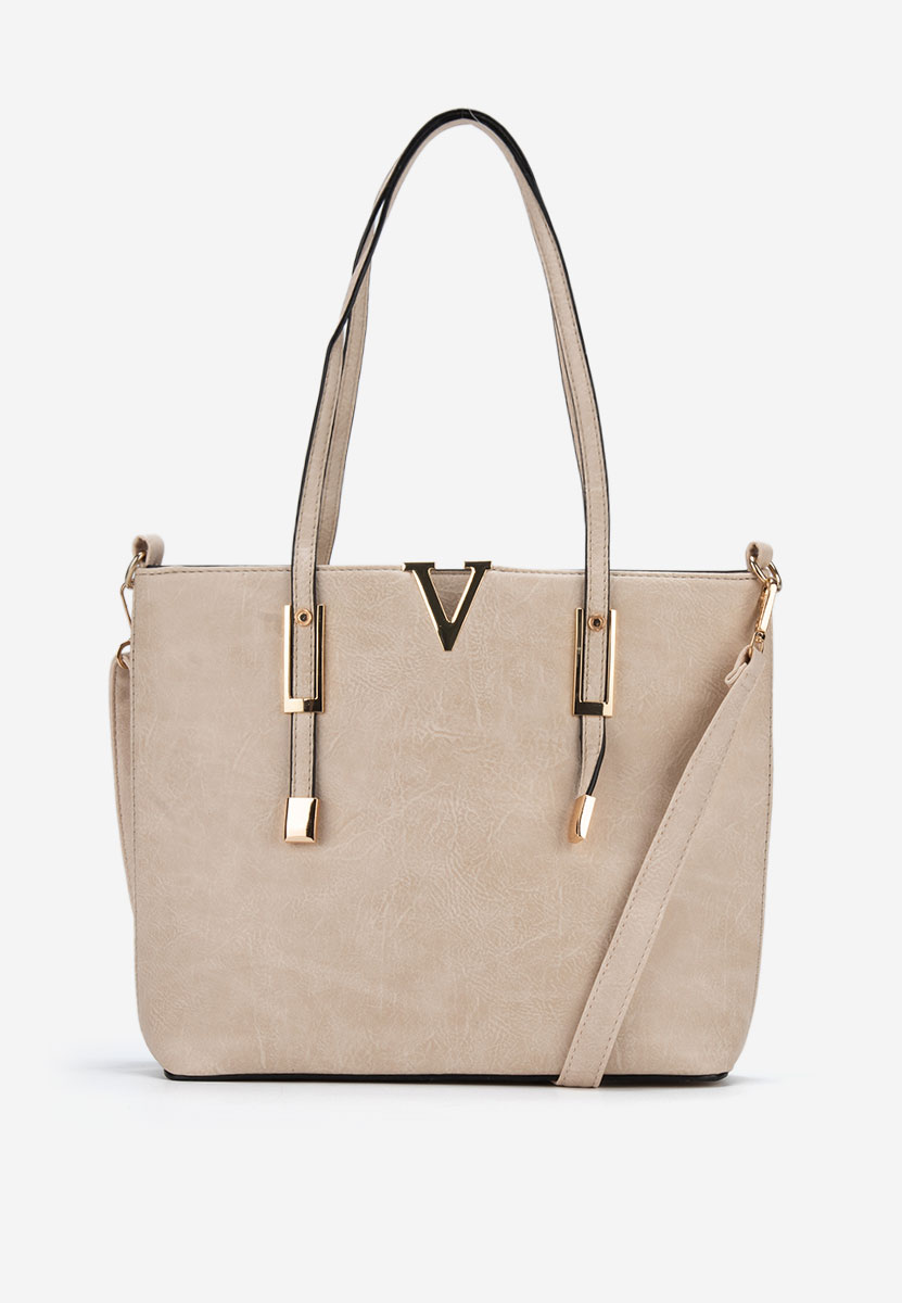 Borsa a spalla Alison beige