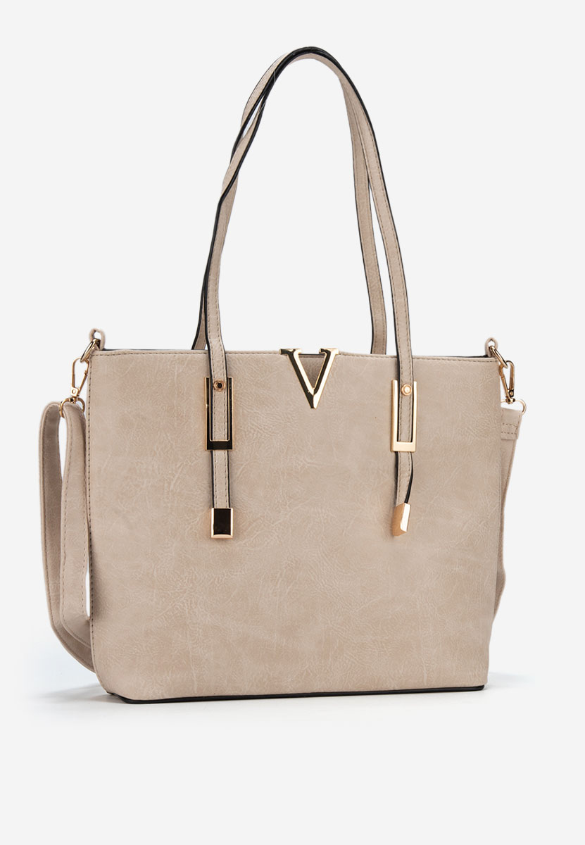 Borsa a spalla Alison beige