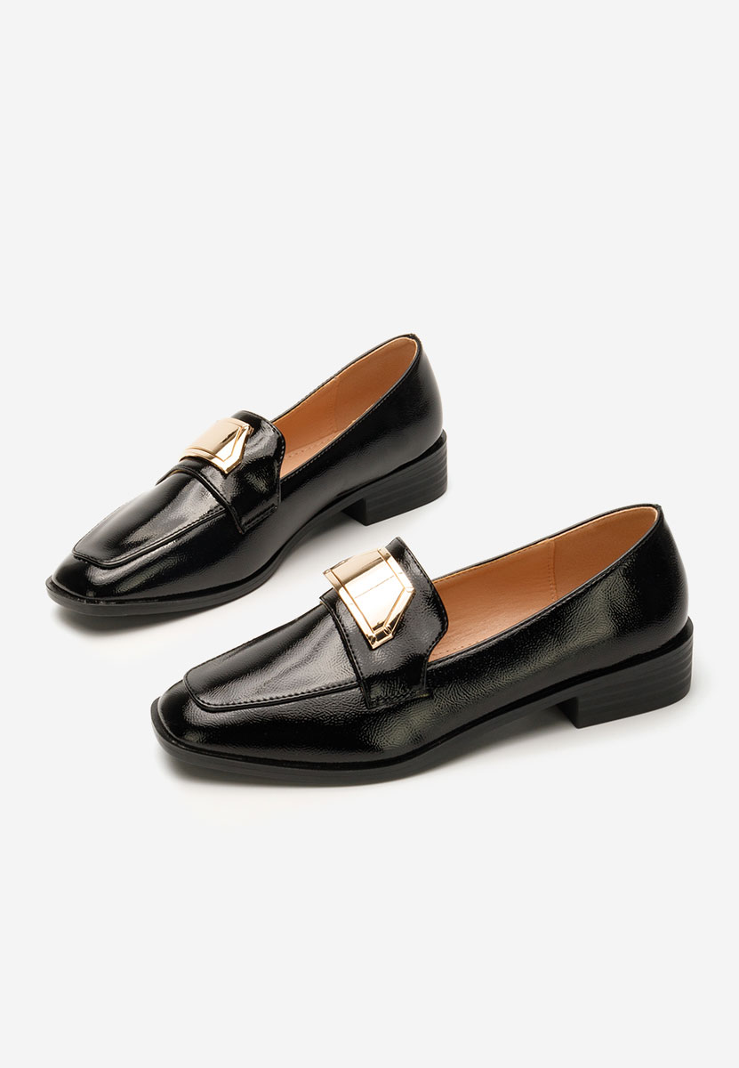 Mocassini donna eleganti Khalia nero