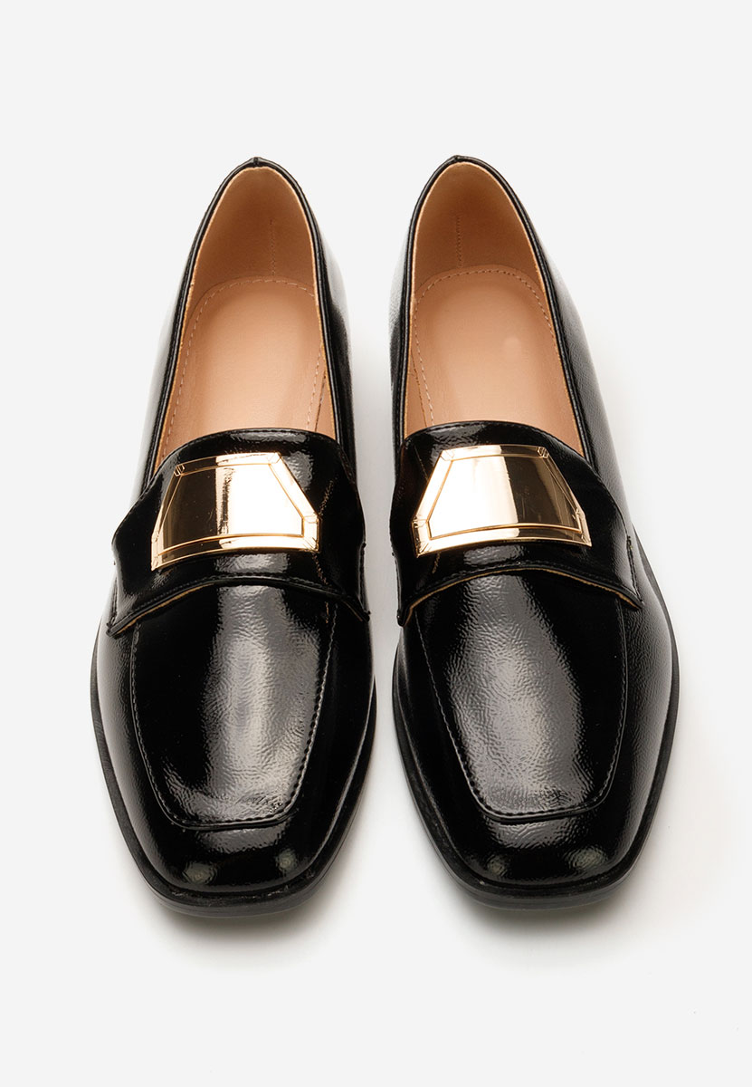 Mocassini donna eleganti Khalia nero
