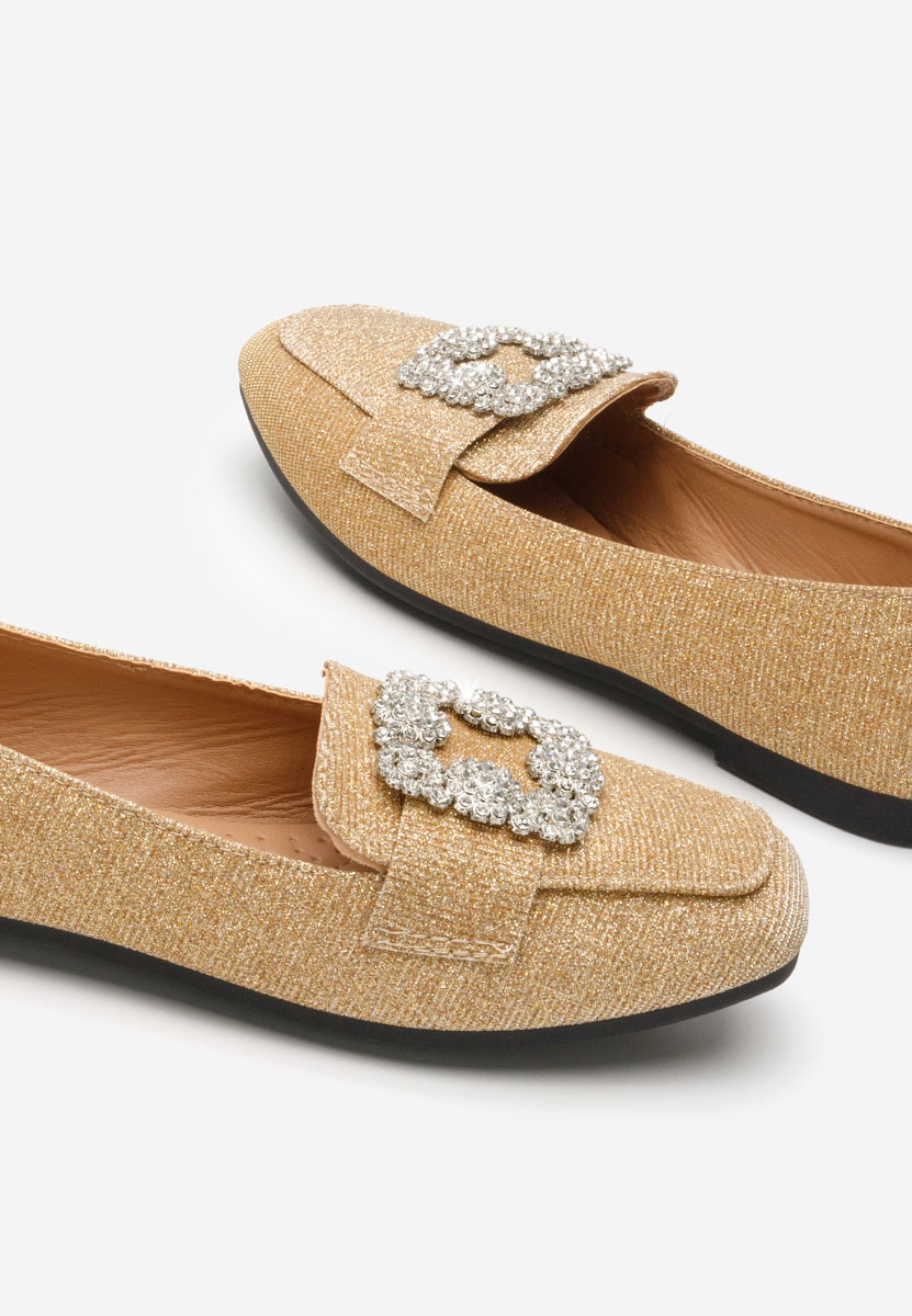 Mocassini donna eleganti Mysha oro