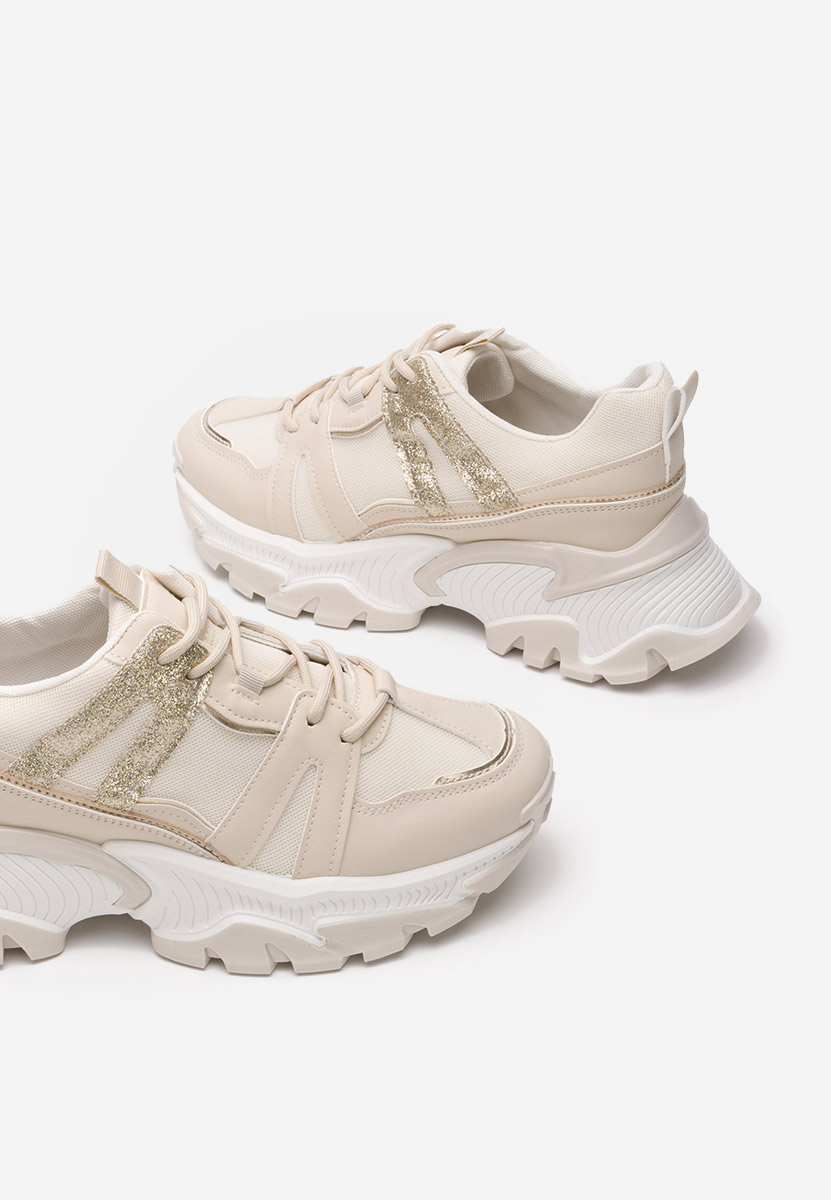 Sneakers con zeppa Alonna beige