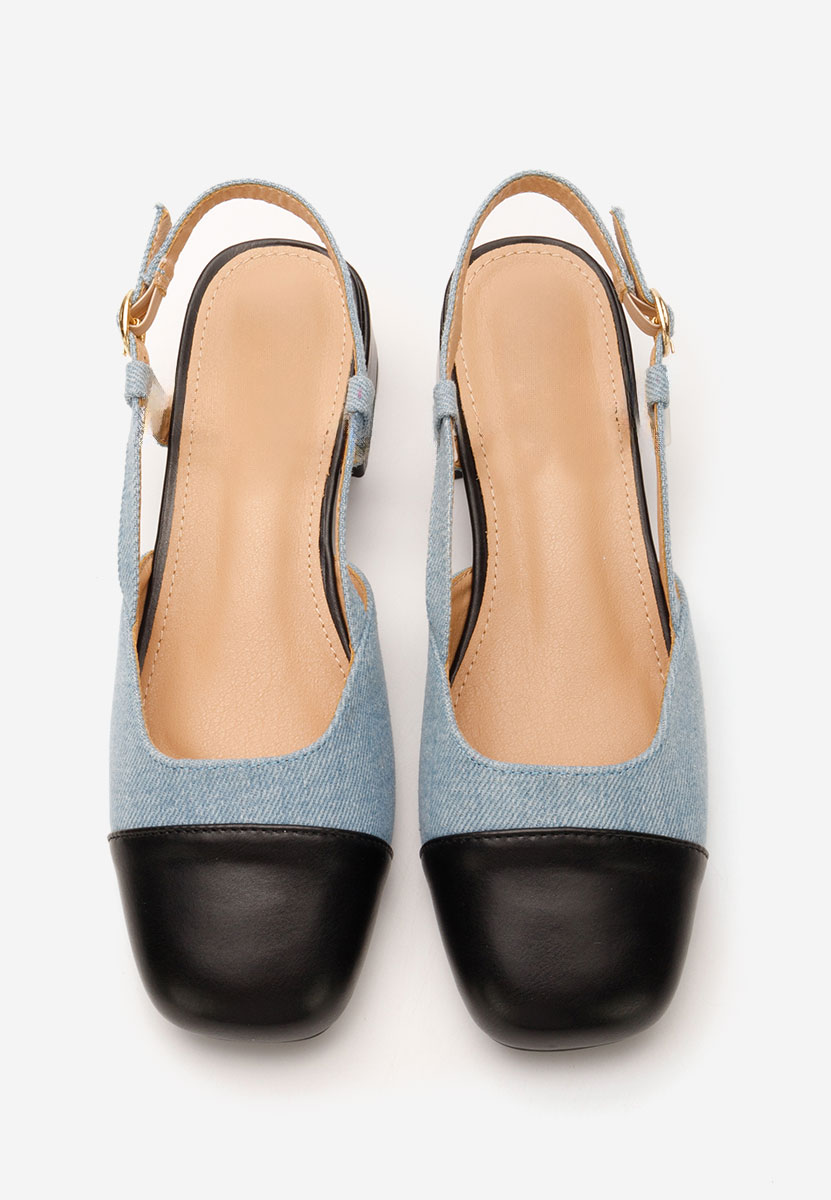 Décolleté Slingback Arika blu