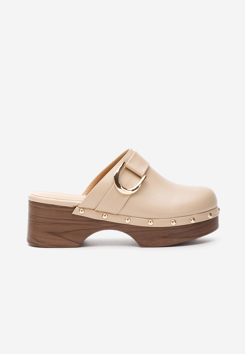 Zoccoli donna Radhika beige