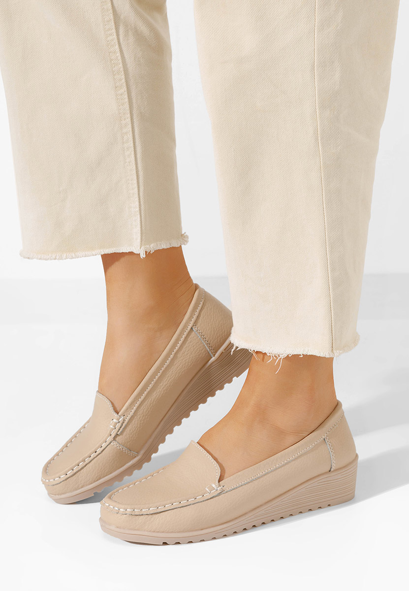 Mocassini donna pelle Storia V2 nude