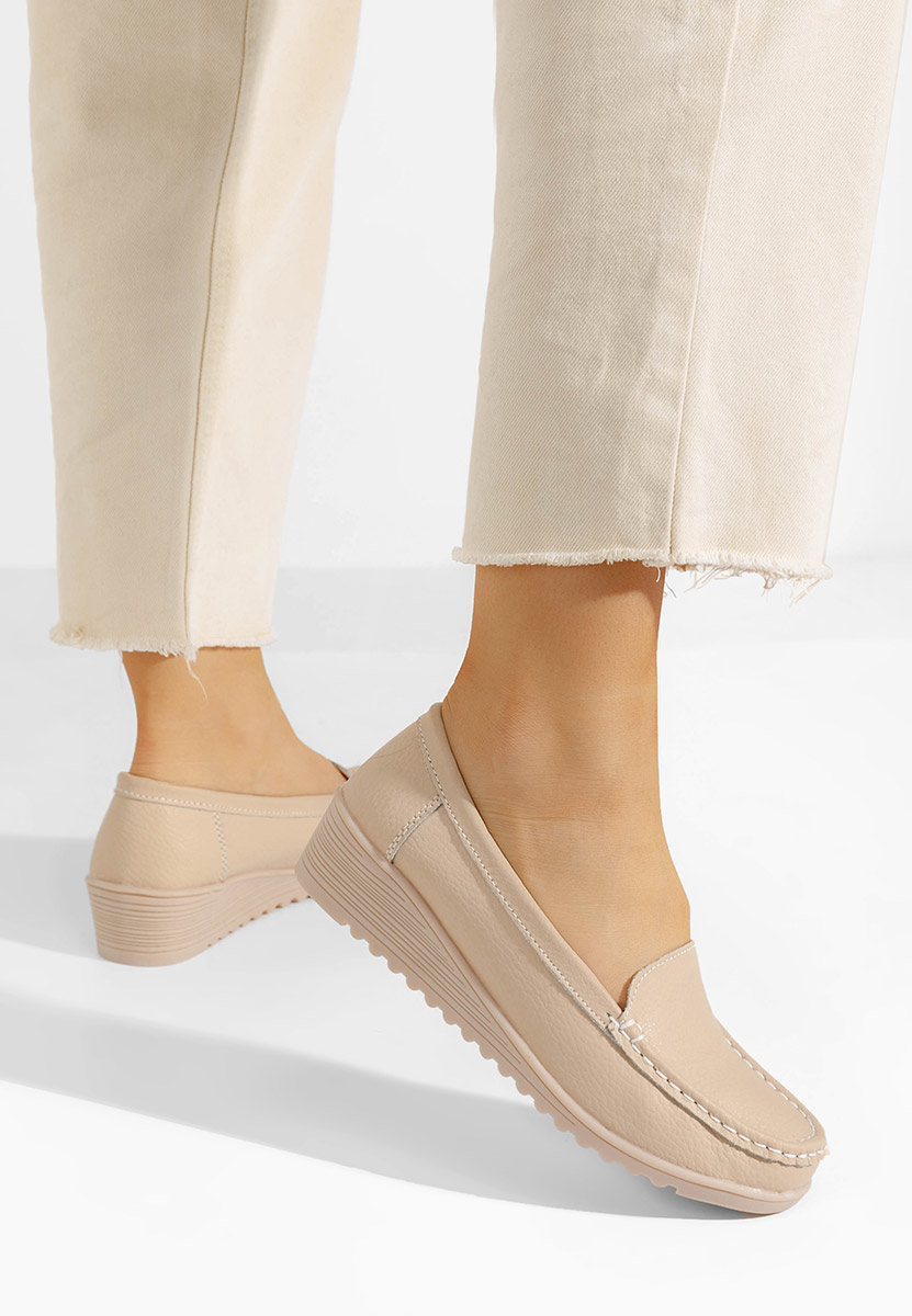 Mocassini donna pelle Storia V2 nude