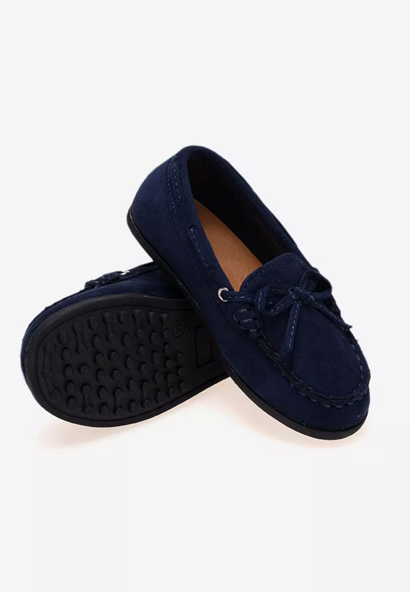 mocassini per bambino Boat blu marine