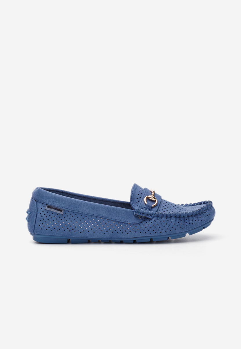 Mocassini donna estivi Aishani blu
