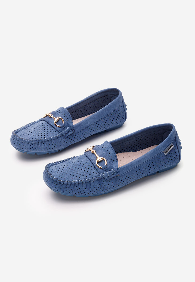 Mocassini donna estivi Aishani blu