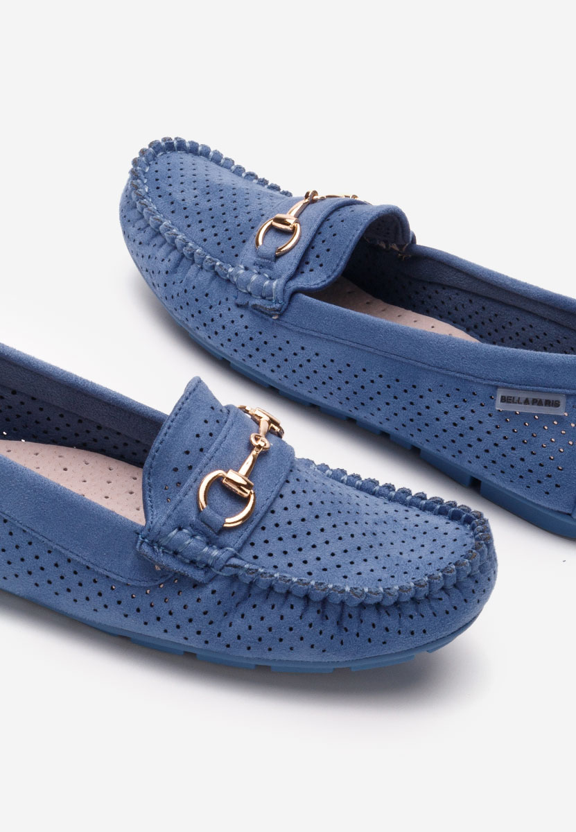Mocassini donna estivi Aishani blu