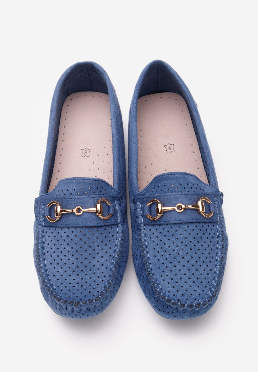 Mocassini donna estivi Aishani blu