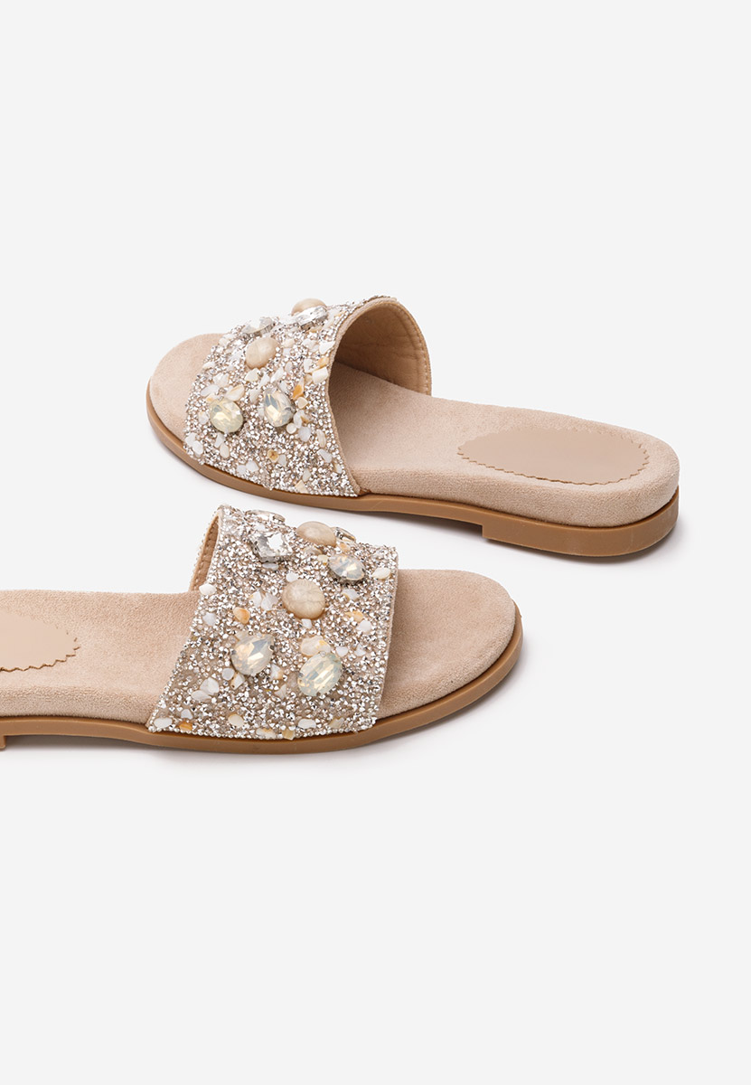 Ciabatte pelle Moana cachi