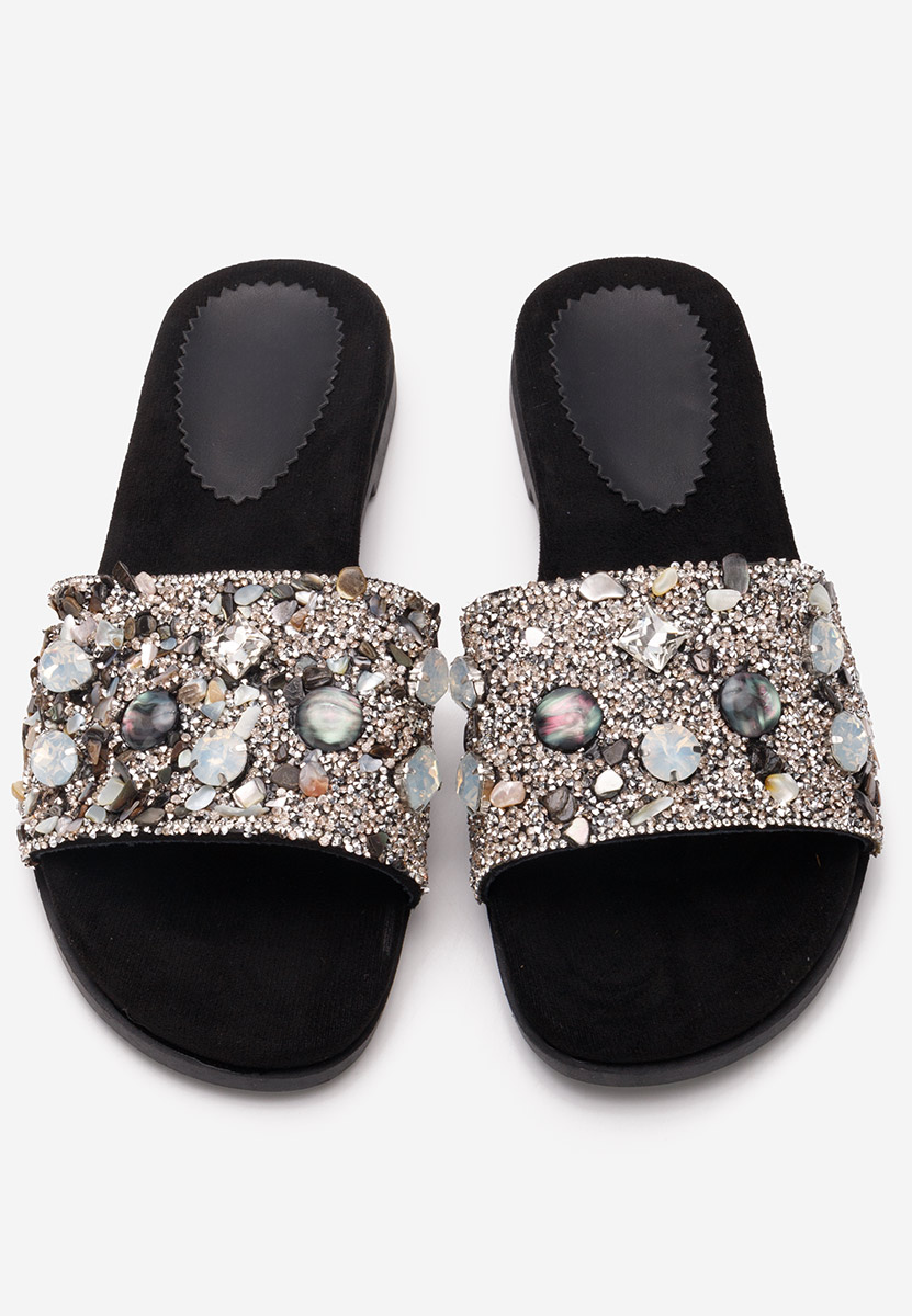 Ciabatte pelle Moana nero