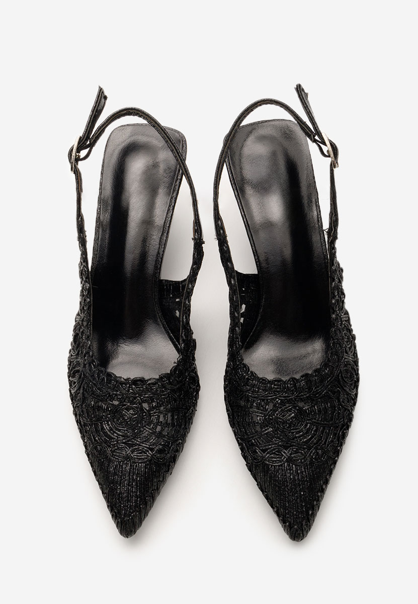 Décolleté Slingback Alisiana nero