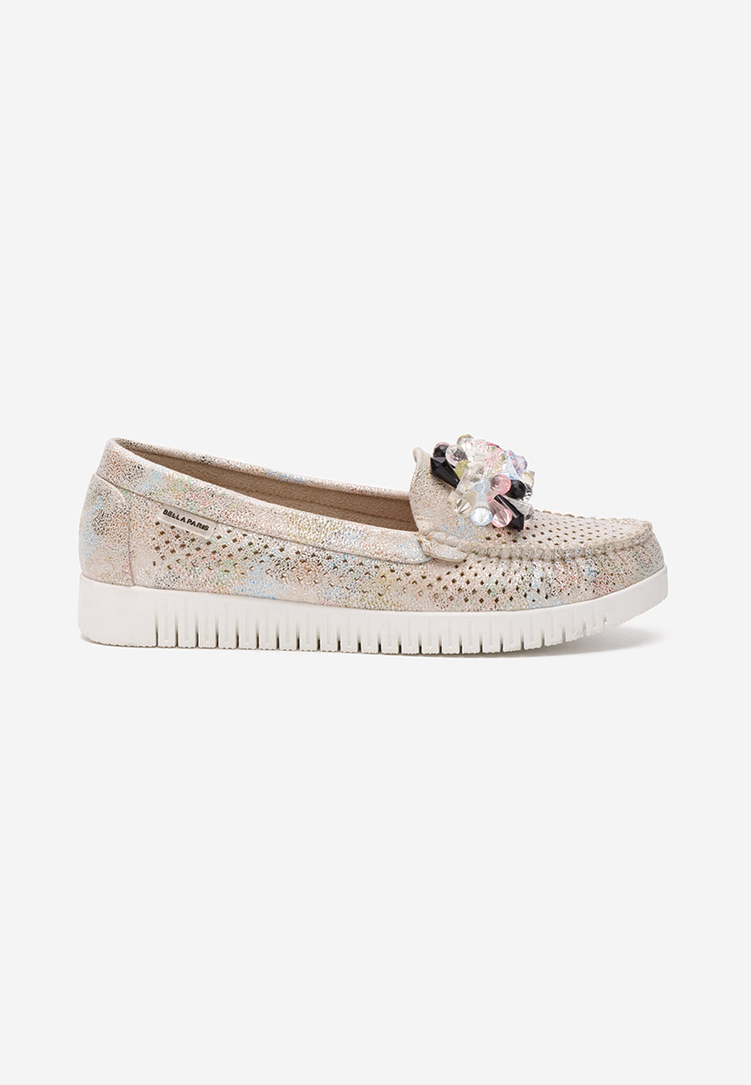 Mocassini donna estivi Lynna V2 beige