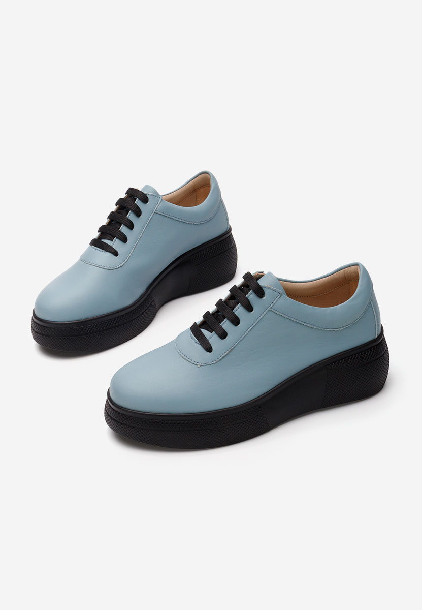 Scarpe con plateau Dalisa azzurro