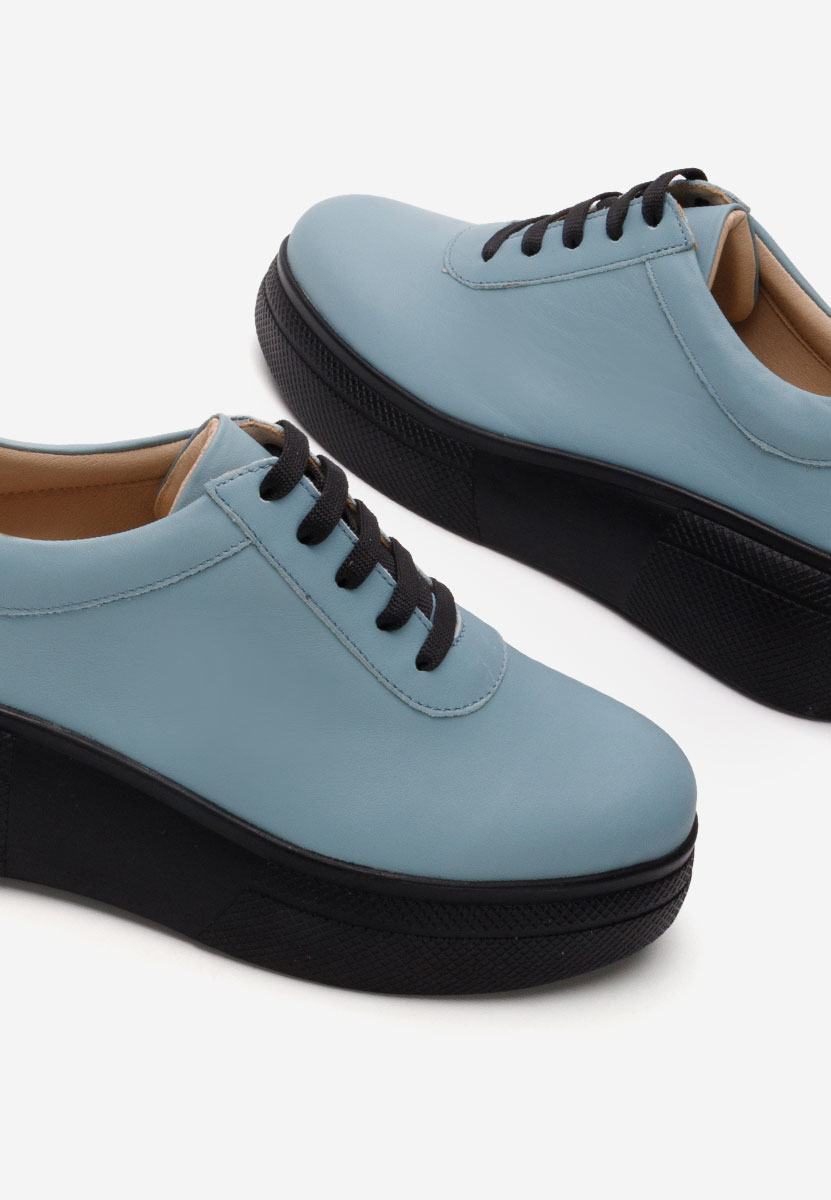 Scarpe con plateau Dalisa azzurro