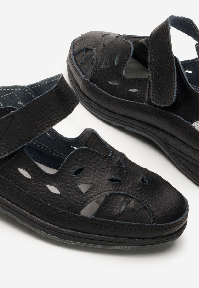 Ballerine pelle Arriana nero