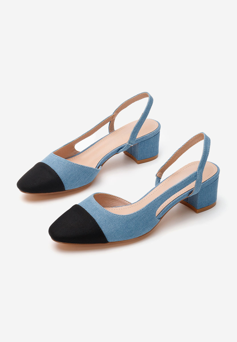 Décolleté Slingback Varese blu