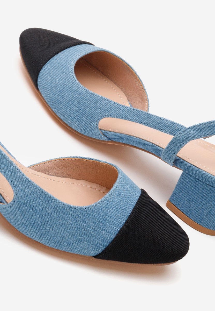 Décolleté Slingback Varese blu