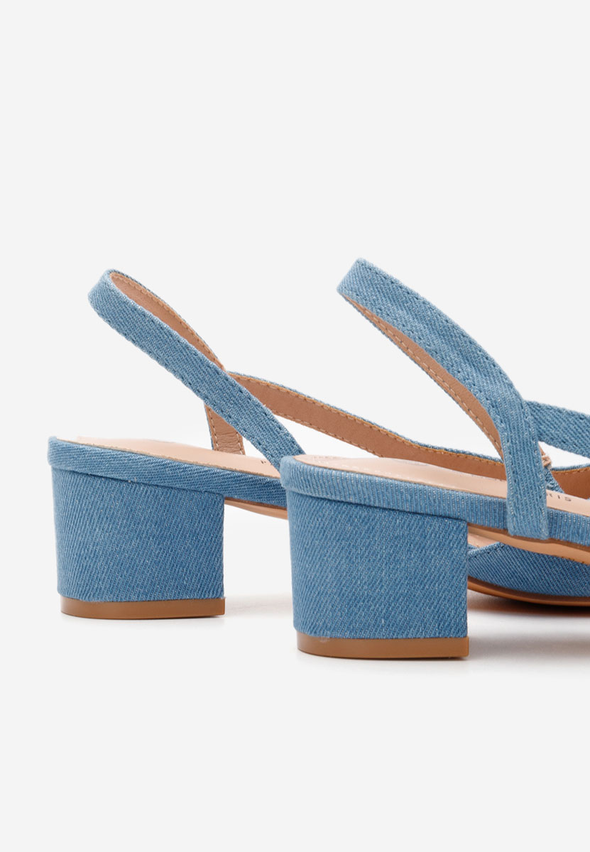 Décolleté Slingback Varese blu