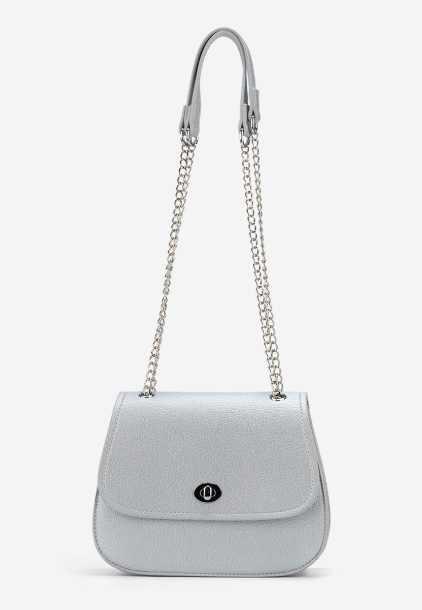 Borsa a spalla Hollum argento