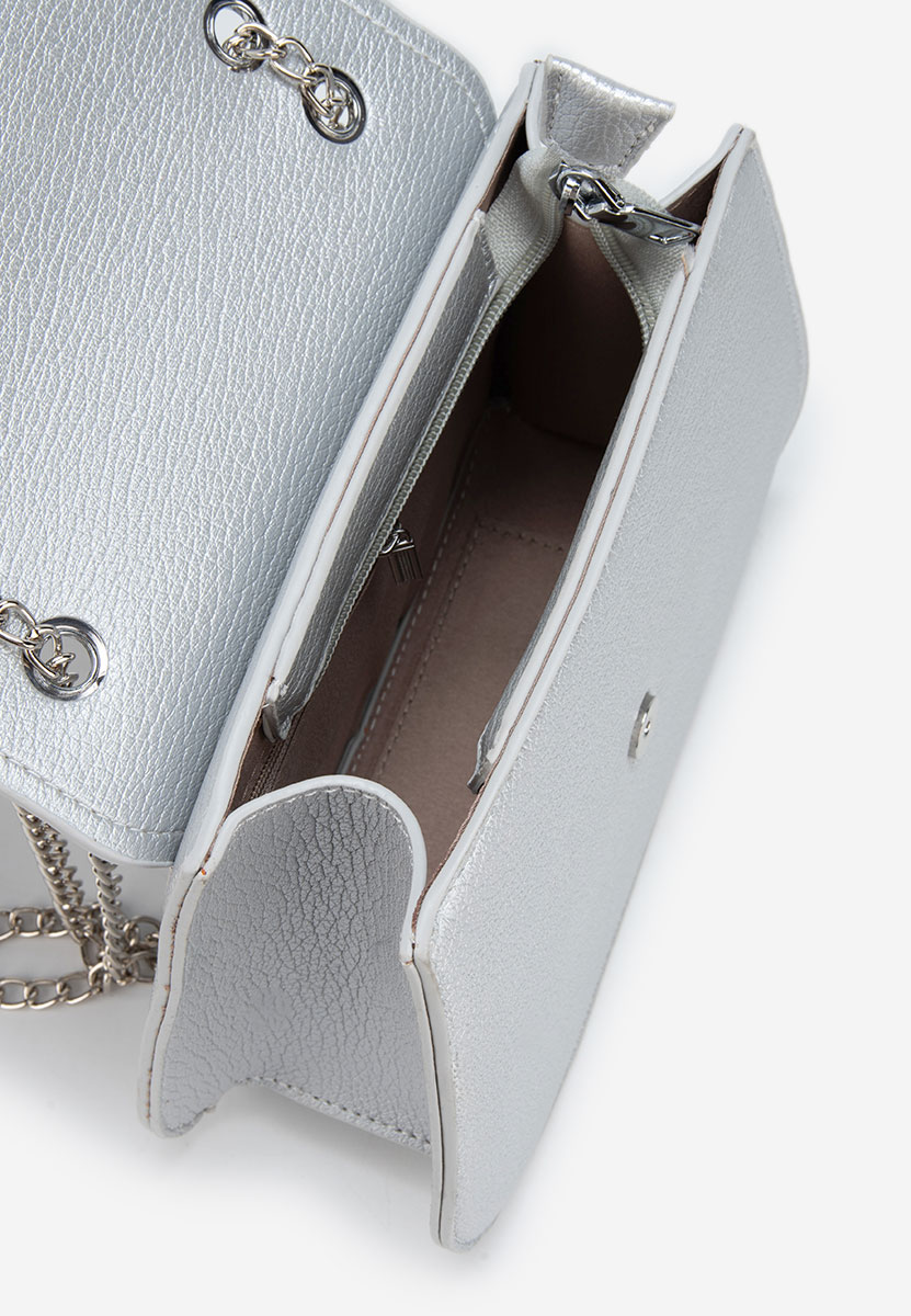 Borsa a spalla Hollum argento