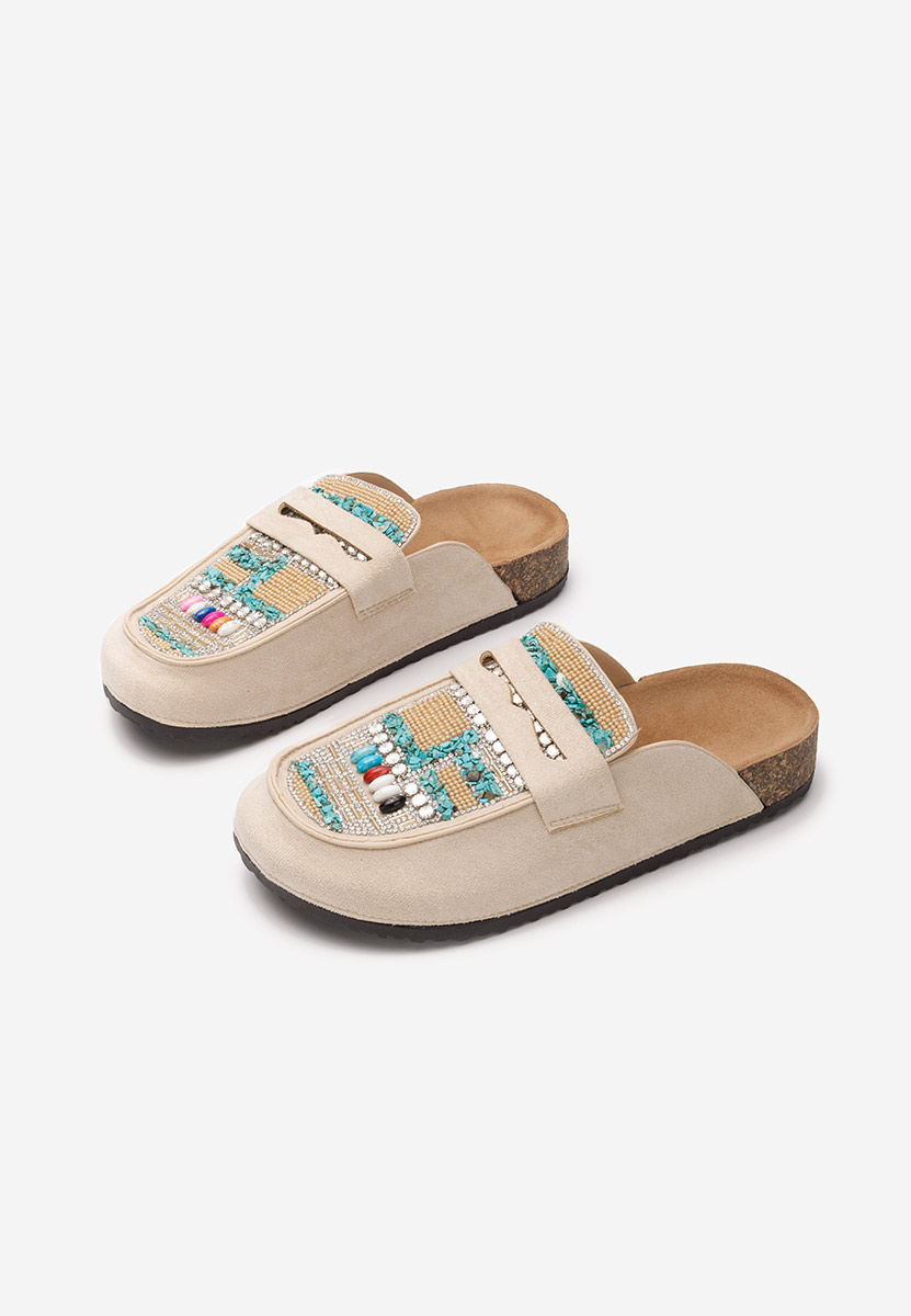 Zoccoli donna Marlie beige